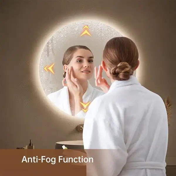 Anti-fog LED bathroom mirror with TV Anti-fog LED bathroom mirror with TV